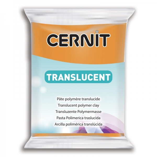 Arcilla polimérica Cernit Translucent Orange
